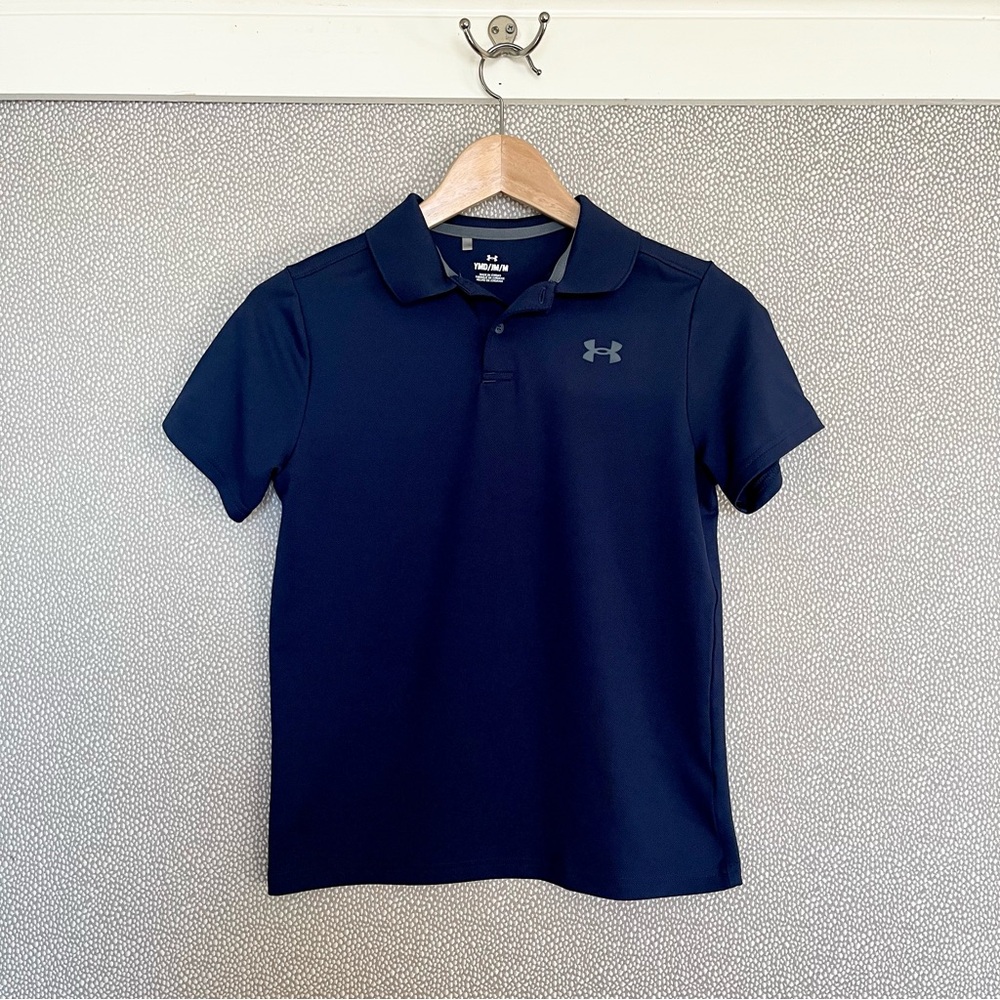M Boys/Youth Navy Blue Polo Shirt